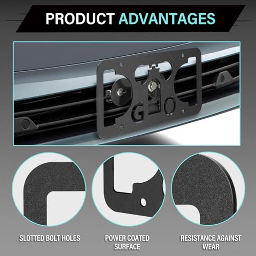 License Plate Mount Fits Chevrolet Blazer/Cruze/Black Diamond Avalanche