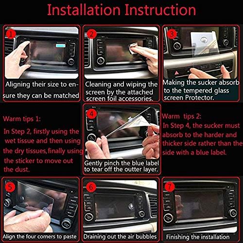 TTCR-II for 2017 2018 2019 Mazda CX-5 Navigation Screen Protector 7 Inch, - color: For 2017-2020 Mazda CX-5 with 7-Inch Touchscreem