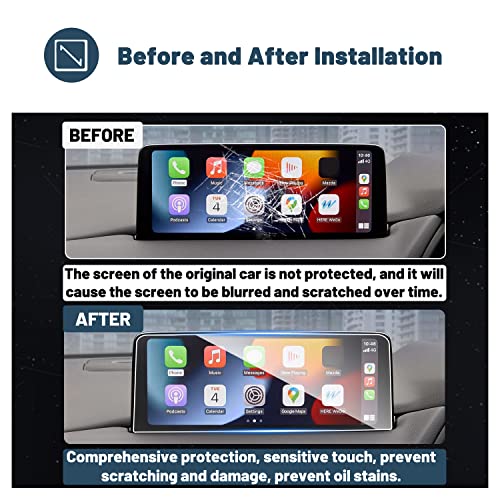 Ruiya 2025 CX5 Screen Protector for Mazda CX5 2025 Accessories 9HD Anti-glare Scratch Tempered Glass Compatible with 2021 2022 2023 2024 2025 Mazda CX5(10.25") - color: 2021-2025 Mazda CX5 10.25-inch