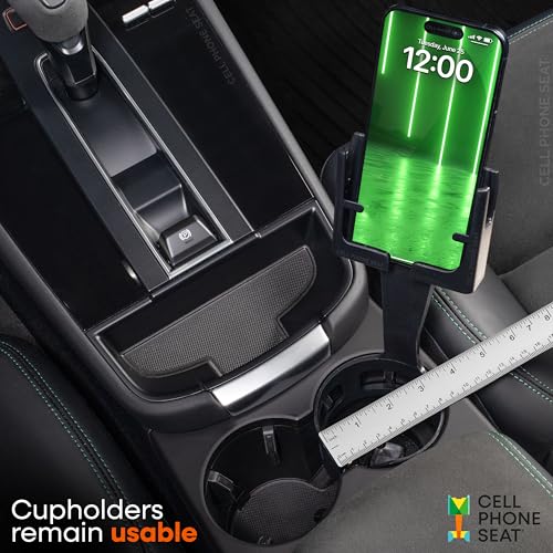 Cup Holder Phone Holder Mount for Car - Universal Adjustable Expander Cradle Hands-Free Driving - Compatible with All Smartphones Car Mount for iPhone Samsung Google Android Mobile Black 2-Pack - color: Black 2-Pack