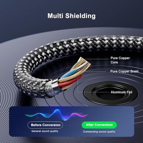 3.5mm Headphone Extension Cord 1ft,3.5mm Male to Female Stereo Audio Extension Cable/90 Degree Right Angle Aux Cable for Smartphones, Tablets, Media Players - size: 1 ft
