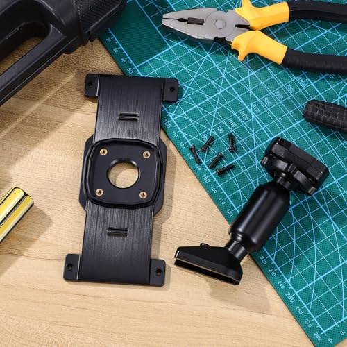 Gatuida Rearview Mirror Back Plate Dash Cam Mounting Bracket for Car Aluminum Alloy Mirror Dash Mount Holder Compatible with Hiac 2008-2011 6.10 X 2.63 X 0.39 Inch