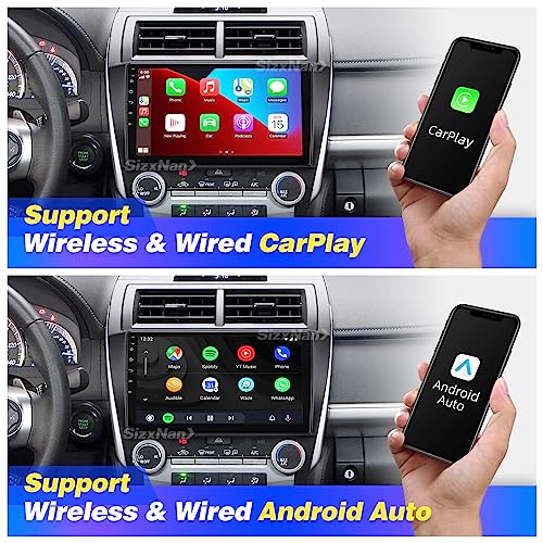 for Toyota Camry 2012 2013 2014 Radio Stereo Wireless Carplay Auto - color: 2GBRAM+32GBROM