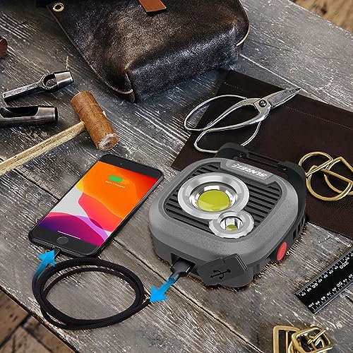 LED Rechargeable Magnetic Work Light SUNREI Mechanic Light - color: Gary, style: C1600