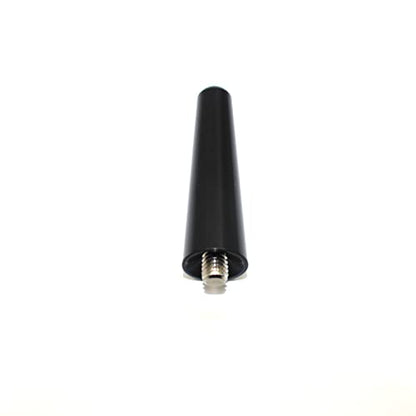 Universal Car Antenna Replacement Short 2 inch AM/FM Roof Mount Car Radio Antenna Mast, Aluminum Antenna with M4 M5 M6 Threaded Adapter (2 inch) - size: 2 inch