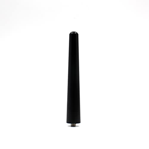 Universal Car Antenna Replacement Short 1.2 inch 2 inch 3.5 inch, AM/FM Roof Mount Car Radio Antenna Mast, Aluminum Antenna with M4 M5 M6 Threaded Adapter (3.5 inch) - size: 3.5 inch