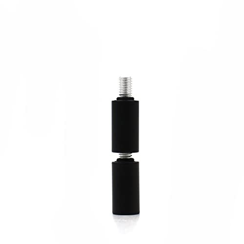 Antenna Adapter Bolts Compatible with Chevy Silverado & GMC Trucks Most Year [1x 7mm Female to 6mm Male & 1x 6mm to 6mm] (Black Adapters) - color: Black Adapters