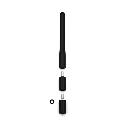 Antenna Adapter Bolts Compatible with Chevy Silverado & GMC Trucks Most Year [1x 7mm Female to 6mm Male & 1x 6mm to 6mm] (Adapters+Mast) - color: Adapters+Mast