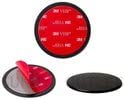 Navitech 80mm (Twin Pack) in Car Adhesive Universal Dash Disc for Windscreen Suction Cups Compatible with Garmin dēzl LGV820 8" GPS