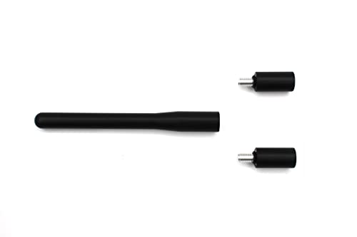 Antenna Adapter Bolts Compatible with Chevy Silverado & GMC Trucks Most Year [1x 7mm Female to 6mm Male & 1x 6mm to 6mm] (Adapters+Mast) - color: Adapters+Mast