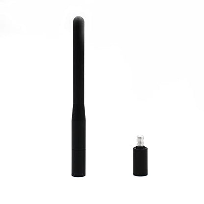 Antenna Adapter Bolts Compatible with Chevy Silverado & GMC Trucks Most Year [1x 7mm Female to 6mm Male & 1x 6mm to 6mm] (Adapters+Mast) - color: Adapters+Mast