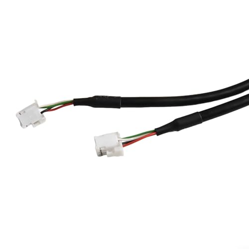 Car Dashboard Dual USB Panel Interface Extension Cable Adapter, 4+6 Pin Audio Port, 145Cm Black Flush Mount Socket