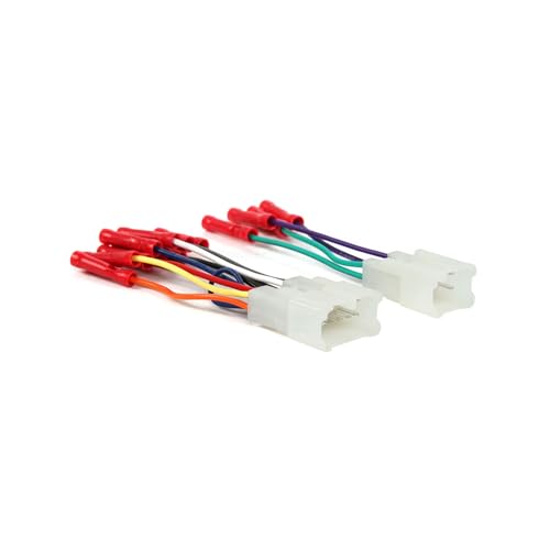 Scosche TA02BCB Stereo Wiring Harness Compatible with Select Non-Amplified 1987-21 Geo, Lexus, Toyota, Scion and Subaru Vehicles. - Wire Harness for Car Stereo. Check Vehicle List Below for Your Model