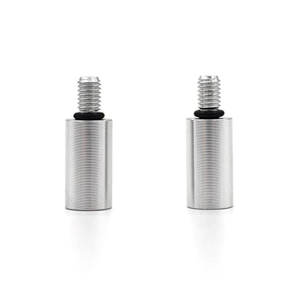 Antenna Adapter Bolts Compatible with Chevy Silverado & GMC Trucks Most Year [1x 7mm Female to 6mm Male & 1x 6mm to 6mm] (Polish Adapters) - color: Polish Adapters