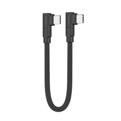 ALOGIC Elements Pro Right-Angle USB-C to USB-C Cable 25cm, Right Angle USB Type-C Fast Charging & Data Cable, USB-C Male to USB-C Male, Short Cable for Phones, Tablets & Laptops