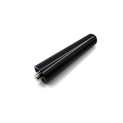 Universal Car Antenna Replacement Short 2 inch AM/FM Roof Mount Car Radio Antenna Mast, Aluminum Antenna with M4 M5 M6 Threaded Adapter (2 inch) - size: 2 inch