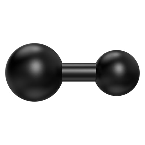 1-Inch B Size Ball to 20mm Ball Adapter – TPU Anti-Slip Converter, Compatible with RAM Mounts 1" B Size Bases - size: 1 inch(25.4mm) to 20mm