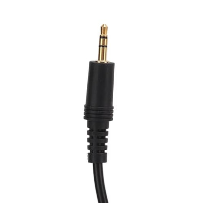 Aramox Car Aux Audio Cable, 1m Long AUX Audio Input Adapter 3.5mm Clear Sound Black Replacement for 2 3 5 6 MX5 RX8 Music Player