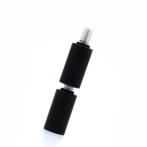 Antenna Adapter Bolts Compatible with Chevy Silverado & GMC Trucks Most Year [1x 7mm Female to 6mm Male & 1x 6mm to 6mm] (Black Adapters) - color: Black Adapters