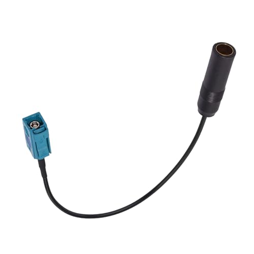 Yuslao Universal Car Stereo Radio Antenna Adapter Cable 6inch 15cm Fakra Z Female to DIN Socket Vehicle Antenna Extension Cable for Car Stereo Audio HD Radio Head Unit CD Media Player - color: Fakra Z Female to DIN Socket-6in/15cm