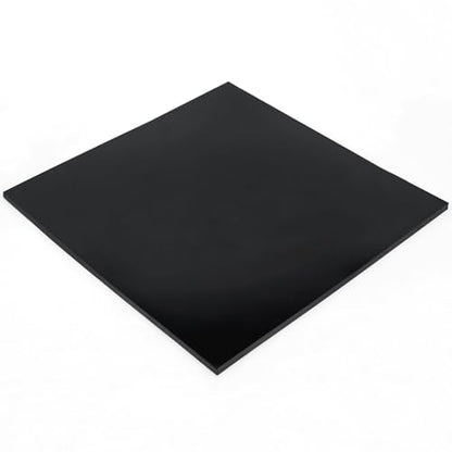 WochiTV Nitrile Rubber Sheet, 1/4" Thick x 12" Wide x 12" Long, Buna-N Shore A65 Hardness NBR Pad, Fuel Oil Resistant Rubber Gasket Material, Ideal for Seals Bumpers DIY Projetcts - style: 1/4(.25") Thick