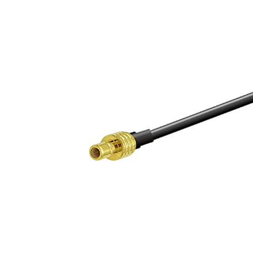SMB Socket Adapter Cable for Right Angled SMB Plug RG174 20CM 7.87 Inch Antenna Extension Cable Compatible with Car Radio - size: SMB Socket