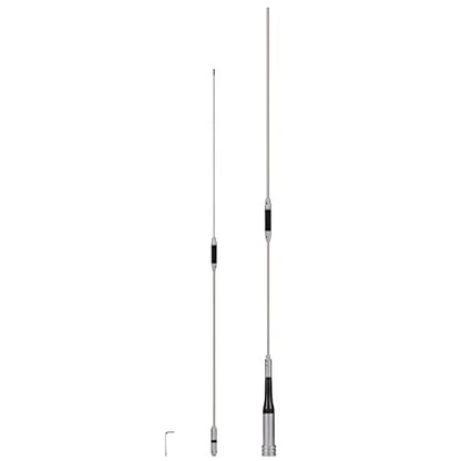 Bingfu Mobile Ham Radio High Gain Antenna Dual Band VHF UHF 144 430MHz - color: Mobile Radio Antenna 62inch