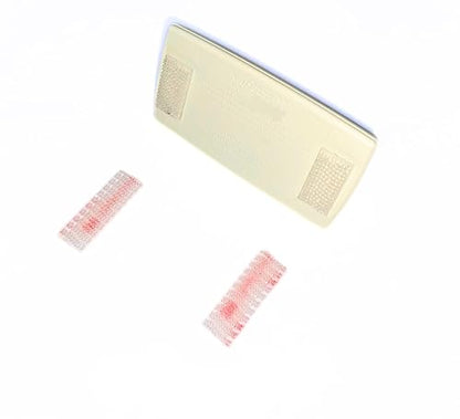 4 Pieces (2 Sets) Mounting Strips for EZ Pass/IPass/IZoom/Sunpass Cars Windshield Toll Transponder Holders Reclosable Fastener Peel and Stick Adhesive Dual Lock Tape Strips