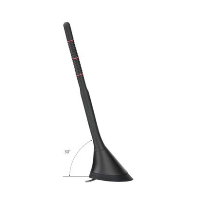 Eightwood Amplified AM FM Car Radio Antenna, Universal Roof Mount Antenna
