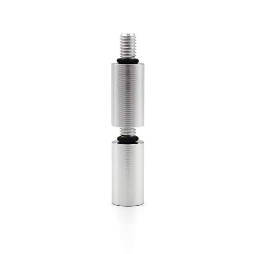 Antenna Adapter Bolts Compatible with Chevy Silverado & GMC Trucks Most Year [1x 7mm Female to 6mm Male & 1x 6mm to 6mm] (Polish Adapters) - color: Polish Adapters