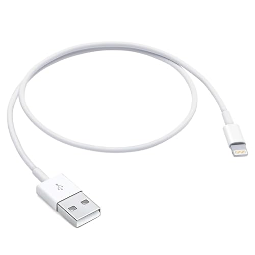 Abysssea 1.5FT Short CarPlay Cable, 20 inch USB A to Lightning Cable for iPhone 14, 14 Plus, 14 Pro Max, 13, SE 2nd/12/11/Xs/XR/8/7, iPad Air 4/5/ 6/7/8, Mini 2/3/4/5 Charger Cord, Car Charging Cable - size: 1.5FT