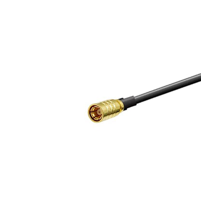 Splitter Cable SMB Female DIN Male Plug to DIN Female Socket Cable RG174 40 CM/15.8 in for AM FM Car Radio Antenna - size: SMB-DIN
