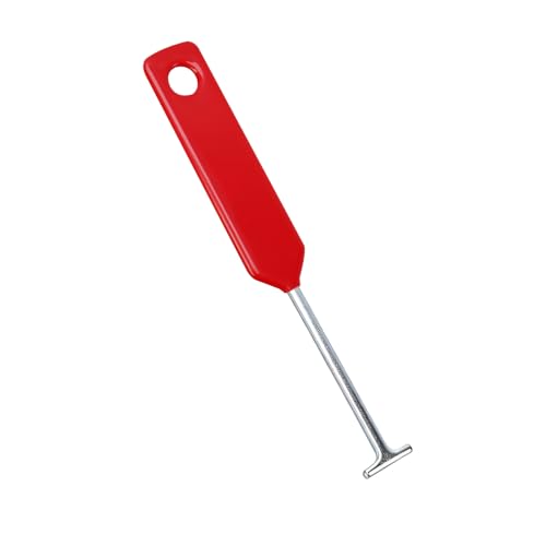 J42059 Universal Lighter Socket Removal Tool with Rubber-Coated Handle, Lighter Socket Removal for Car Cigarette Lighter Socket (Red)