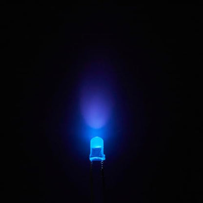 Chanzon 20pcs Pre-Wired 3mm Purple LED Diodes + 20pcs LED Holders - color: Purple, size: 3mm