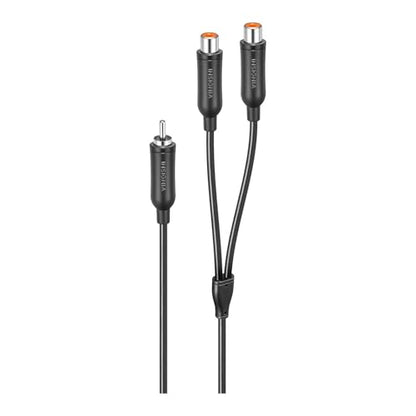 INSIGNIA Premium Audio Cables & Components – High-Fidelity Sound, Durable Materials, Compatible with Home Theater, Studio & Hi-Fi Systems (6 ft. Male to 2-Female Cable Splitter) - color: Male to 2-Female Cable Splitter, size: One Size