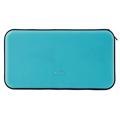 Heavy Duty CD/DVD Case - 72 Capacity Hard Shell Holder for Car, Disc Binder, Protective Blu-ray Wallet (SkyBlue) - color: Skyblue