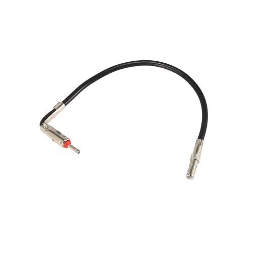 Car Radio Antenna 1 Male to 1 Female Adapter Right Angle Plug Cable Stereo Audio for Chrysler for Dodge for Ford for GM for Jeep 40-CR10 Auto Replacement Parts