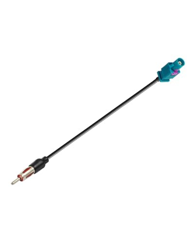 1PCS Fakra Z Plug to DIN Plug Adapter Cable Fakra Z Adapter Car Radio TV GPS Fakra DIN Plug Pigtail Fakra Cable RG174 6Inch/15CM for FM/AM Radio Antenna - size: 6in/15cm 1