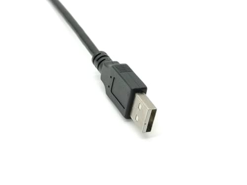 USB Male to Female AUX Flush Panel Mount Extension Cable 1 Meters for Car Truck Boat Motorcycle Dashboard (USB Type C Female)