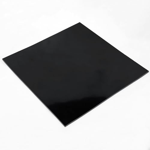 WochiTV Nitrile Rubber Sheet, 1/8" Thick x 12" Wide x 12" Long, Buna-N Shore A65 Hardness NBR Pad, Fuel Oil Resistant Rubber Gasket Material, Ideal for Seals Bumpers DIY - style: 1/8(.125") Thick