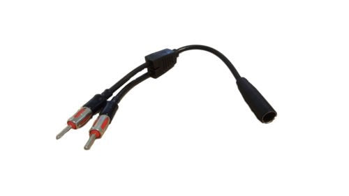 Car Radio Female to 2 Male Universal Antenna Splitter Adapter Cable 40-UV44