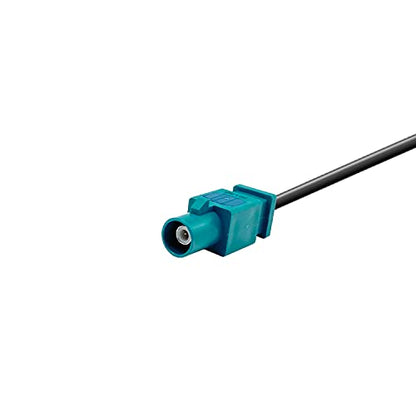 2 PCS Fakra Z Plug to DIN Plug Adapter Cable Fakra Z Adapter Car Radio TV GPS Fakra DIN Plug Pigtail Fakra Cable RG174 6Inch/15CM for FM/AM Radio Antenna - size: 6in/15cm