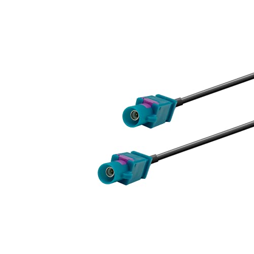 Splitter Cable DIN Male to Dual Fakra Z Male Car Radio Antenna Splitter Cable Fakra Z Plug to DIN Plug to Cable RG174 39CM/15IN for AM/FM Car Radio Antenna - size: Dual Fakra DIN