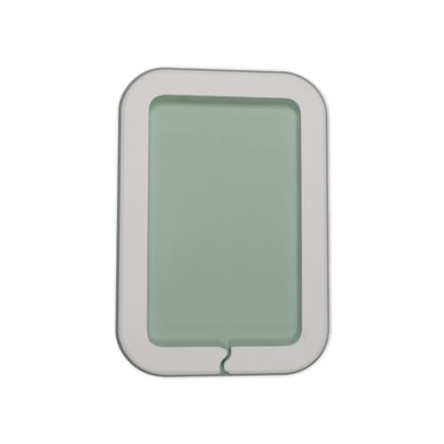 Boat Dashboard Utility Pad with Peel and Stick Adhesive Back, 2-Layer Durable EVA Foam Dash Cove Holds Loose Items Such as Keys, Fishing Tools, Smartphones, Pump Out Tokens (White + Seafoam) - color: White + Seafoam