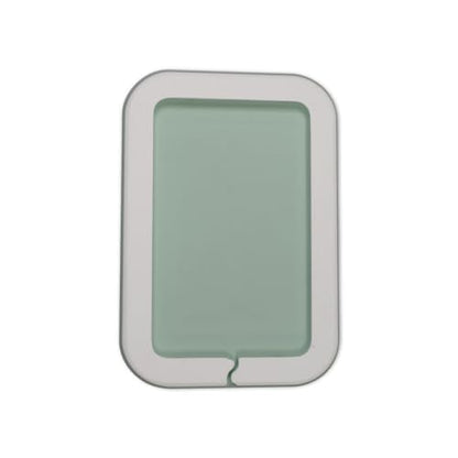 Boat Dashboard Utility Pad with Peel and Stick Adhesive Back, 2-Layer Durable EVA Foam Dash Cove Holds Loose Items Such as Keys, Fishing Tools, Smartphones, Pump Out Tokens (White + Seafoam) - color: White + Seafoam