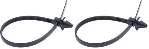 Rexka 30pcs Auto Car Push Mount Strap Cable Tie Compatible with Imports 200mm Length Toyota Honda Nissan Mazda Subaru Hyundai Kia (Pack of 2) - size: One Size (Pack of 2)
