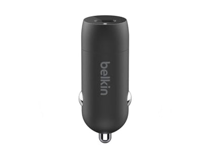 Belkin BoostCharge 30W USB-C Car Charger with USB-C Cable - size: 54mm x 20mm, style: Charger + USB- C Cable