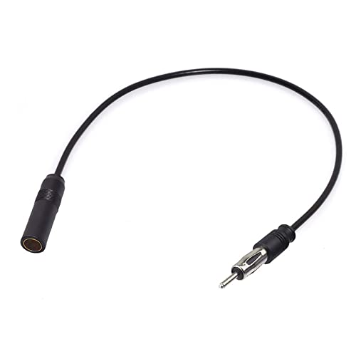 Bingfu Car Radio Antenna Extension Cable 50cm / 20 inch FM AM Radio Car Antenna Extension Coaxial Cable Cord DIN Plug Connector for Vehicle Truck Stereo Head Unit CD Media Receiver Player - size: 20 inch / 50cm