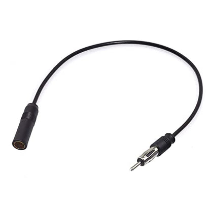 Bingfu Car Radio Antenna Extension Cable 50cm / 20 inch FM AM Radio Car Antenna Extension Coaxial Cable Cord DIN Plug Connector for Vehicle Truck Stereo Head Unit CD Media Receiver Player - size: 20 inch / 50cm