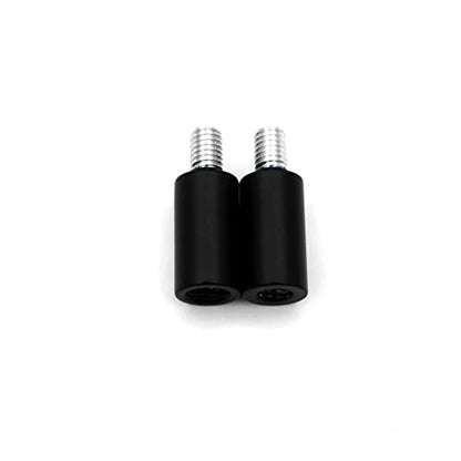 Antenna Adapter Bolts Compatible with Chevy Silverado & GMC Trucks Most Year [1x 7mm Female to 6mm Male & 1x 6mm to 6mm] (Black Adapters) - color: Black Adapters